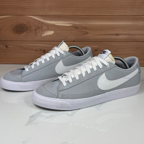 Nike Blazer Low Platform Sneakers Men's Casual Shoes Gray Sneakers Size 11.5 - Picture 2 of 16